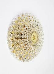 Stunning Flower Wall Sconce by Emil Stejnar, Austria, 1960s