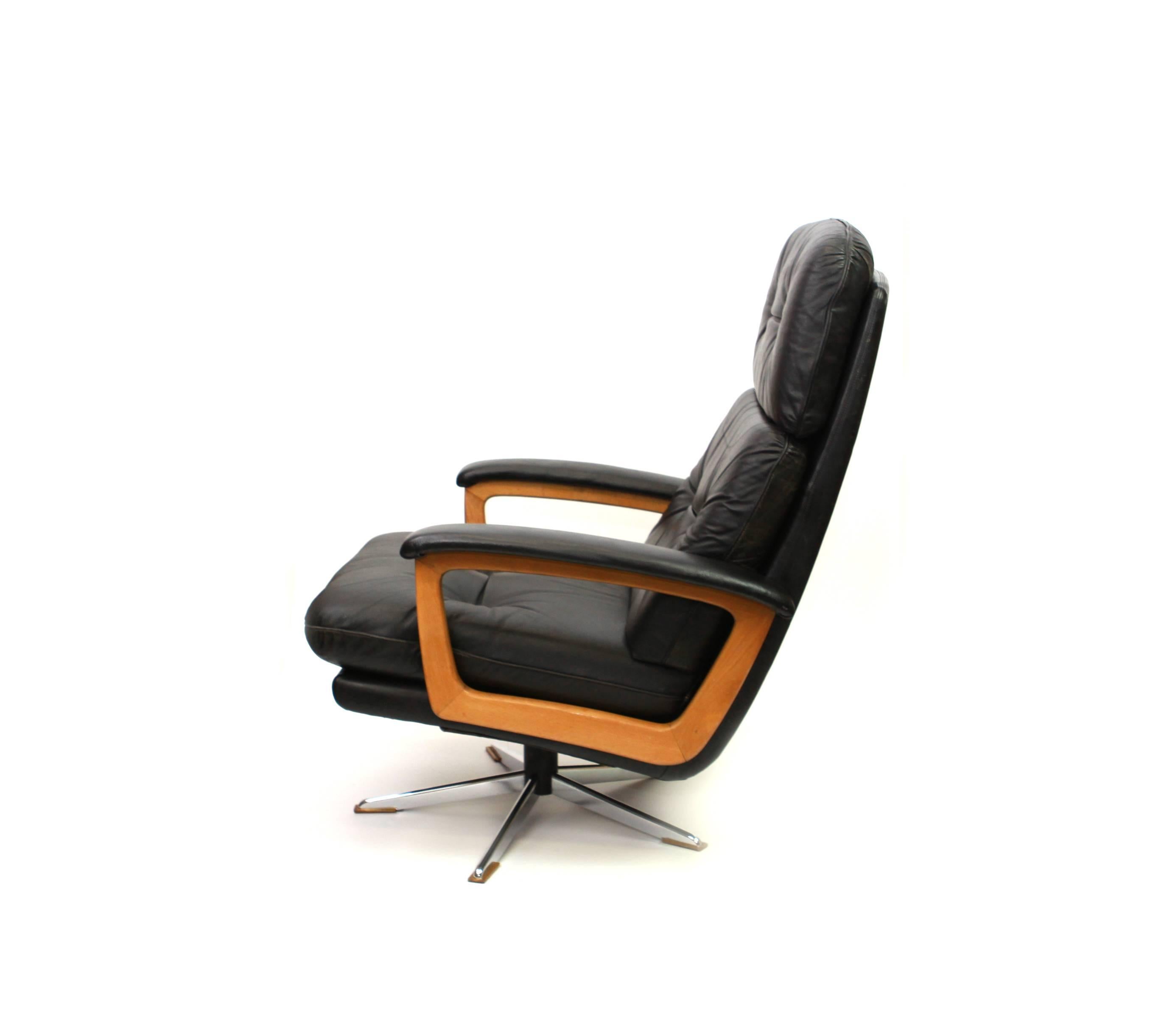 Late 20th Century Leather Lounge Chair by COR, Germany, 1970s