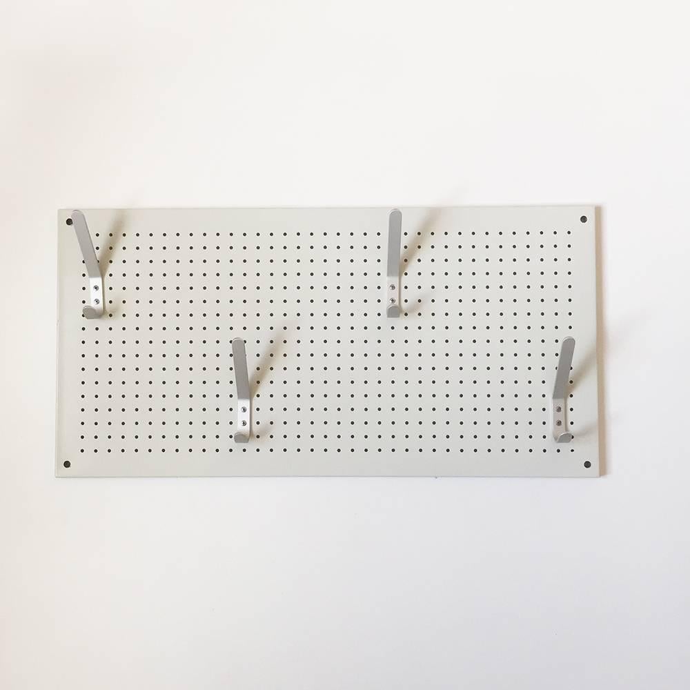 Mid-Century Modern 1 of 2 Metal Wardrobe Wall Panel Elements RZ 61 by Dieter Rams for Vitose, 1960s