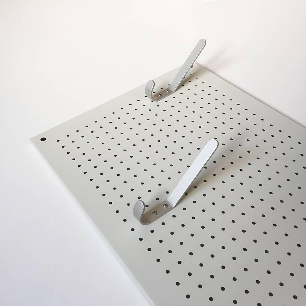 1 of 2 Metal Wardrobe Wall Panel Elements RZ 61 by Dieter Rams for Vitose, 1960s 1