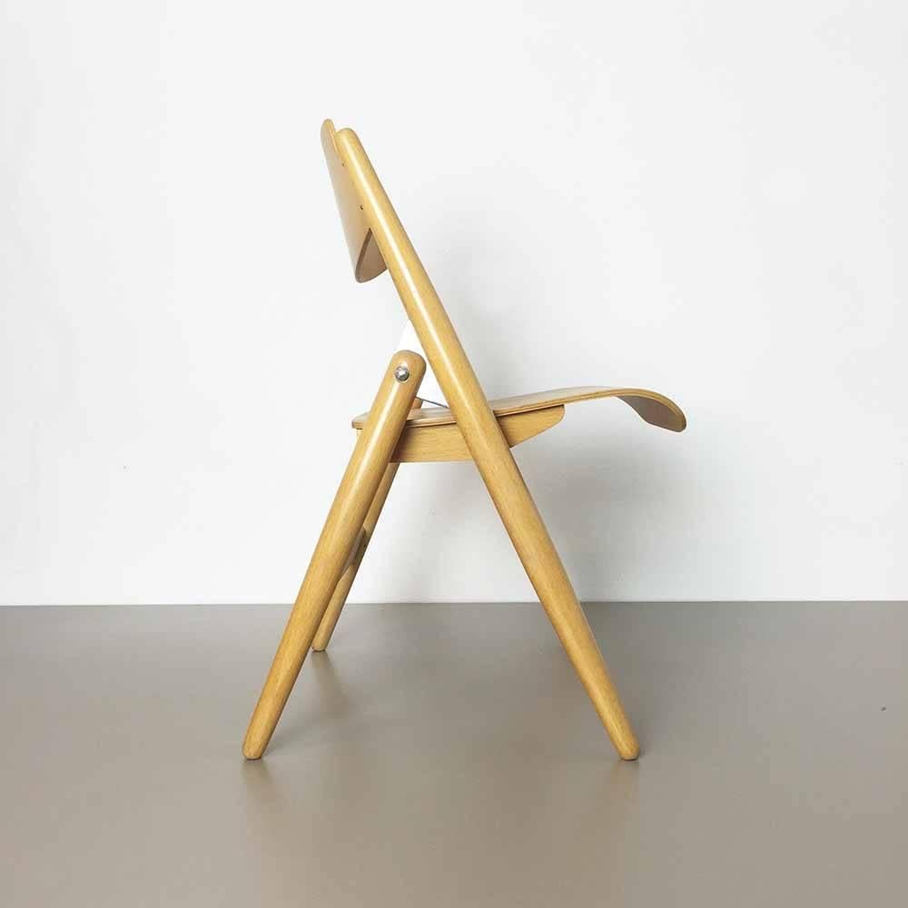 Wooden SE18 Children's Chair by Egon Eiermann for Wilde & Spieth, Germany 1950s In Good Condition In Kirchlengern, DE