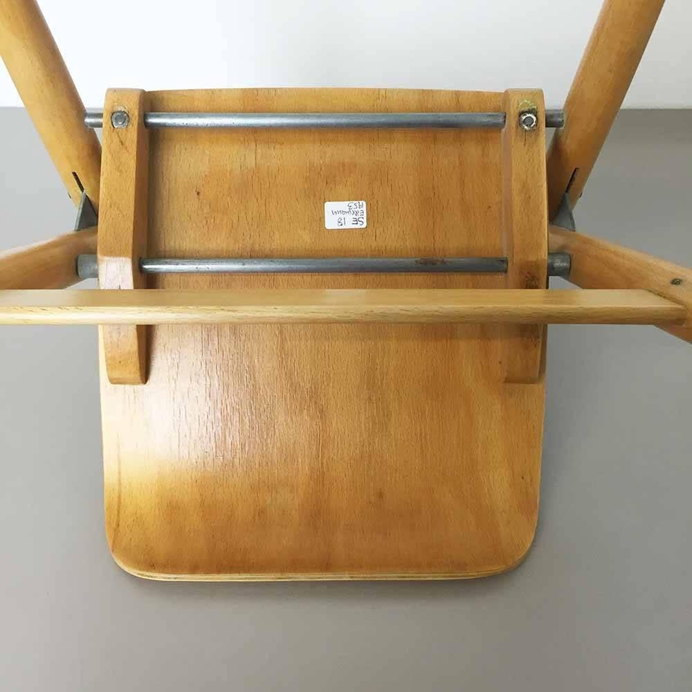 Wooden SE18 Children's Chair by Egon Eiermann for Wilde & Spieth, Germany 1950s 5