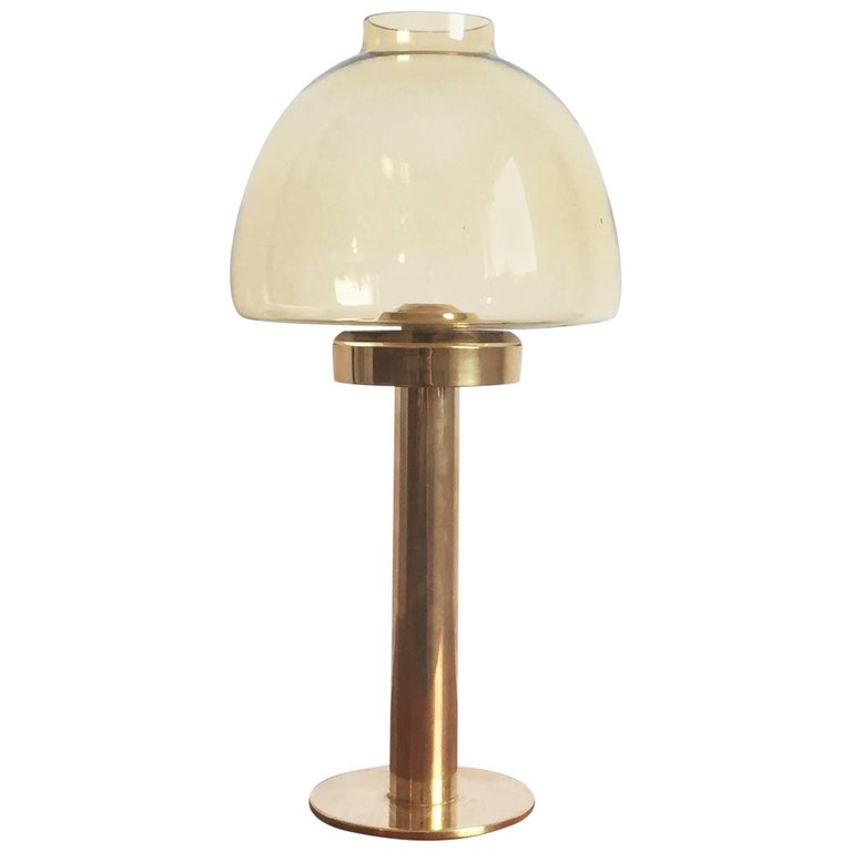 1960er Jahre Messing und Glas "Claudia" Kerzenhalter Made by Hans Agne Jakobsson 1