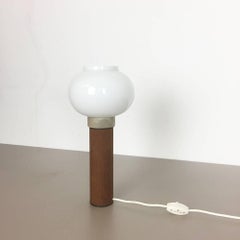 1960s Teak Table Light by Luxus Vittsjö Sweden Design Uno & Östen Kristiansson