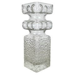 Large 30cm Bubble Glass Vase by Tamara Aladin for Riihimaen Lasi Oy Finland 1970