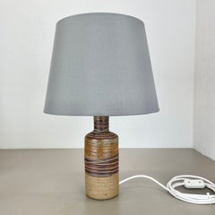 31cm Ceramic Studio Pottery Table Light Base by Tue Poulsen Ceramic Denmark 1970