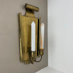 Objet mural unique de style Gio Ponti, grande applique de théâtre italienne de 60 cm, Italie, années 1950