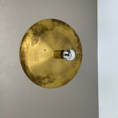 unique brass spot Gino Sarfatti Style wall Ceiling Light Flushmount Italy 1950s