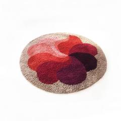 Vintage 1970s Psychedelic “Rainbow" Rya Rug Shag Made by Desso, Germany