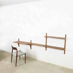 Vintage Wall Unit System Teak Cado Regal Poul Cadovius Danish Modern