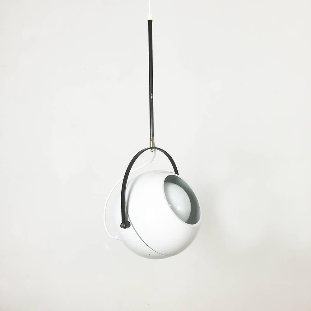 Swedish 1960s Scandinavian Hanging Light with Spot Made in Sweden