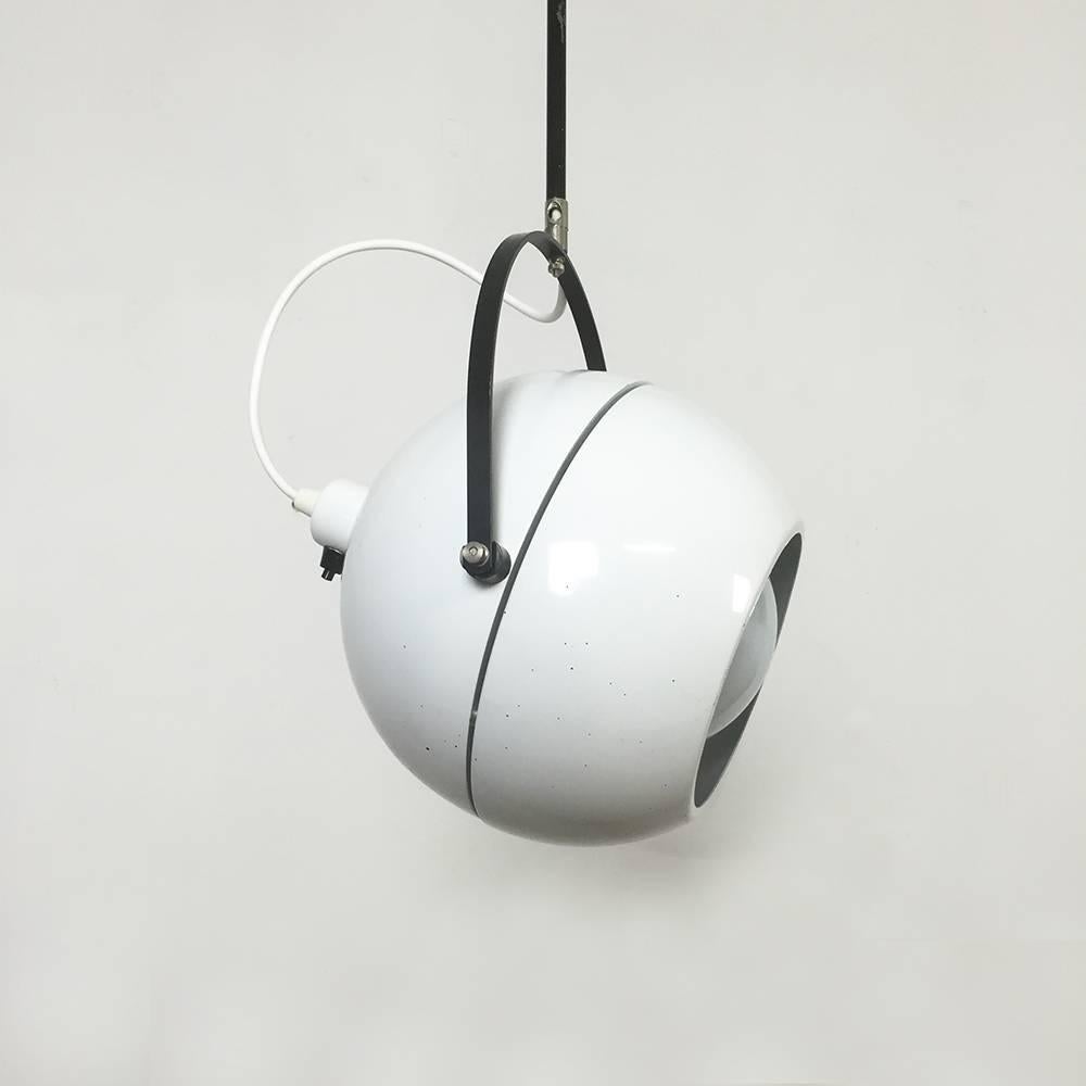 Metal 1960s Scandinavian Hanging Light with Spot Made in Sweden