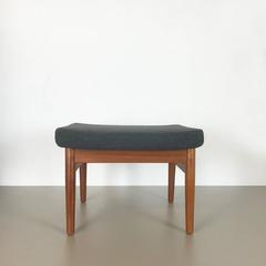 1960s Teak Ottoman Stool Designed by Arne Vodder for France and Son, Denmark