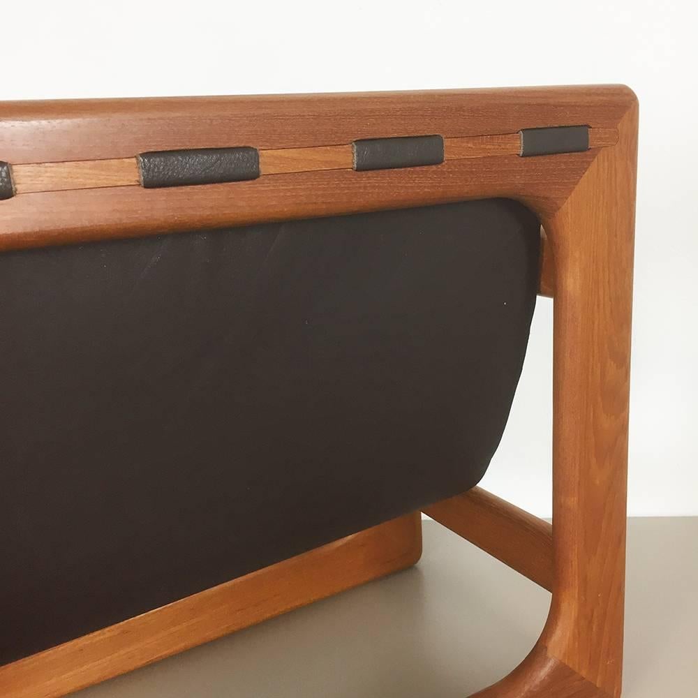 Minimalistic 1970s, Danish Teak Magazine Rack Design Made by Salin Møbler 2