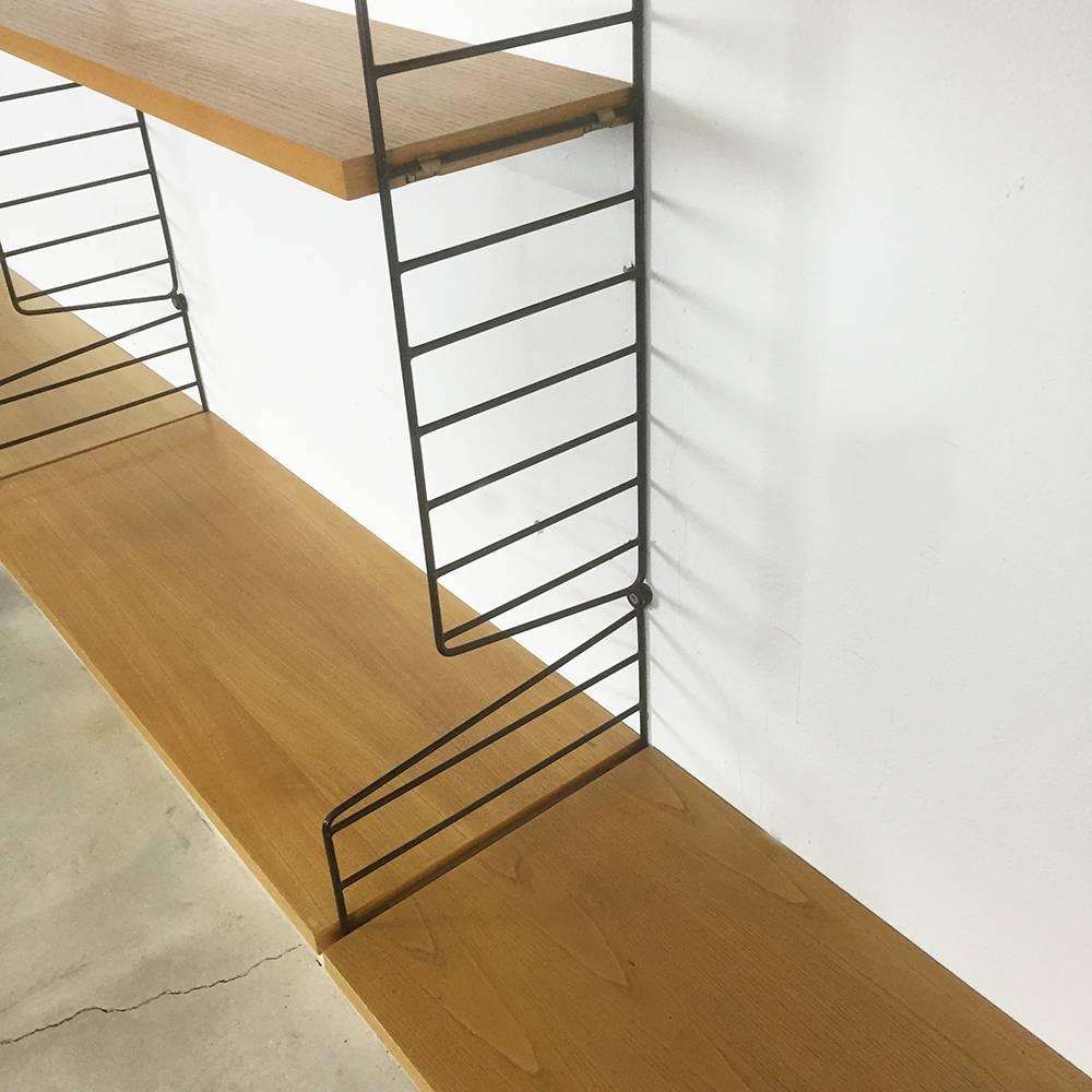 Swedish Original 1960s String Wall Unit by Nisse Strinning for String Design, AB Sweden