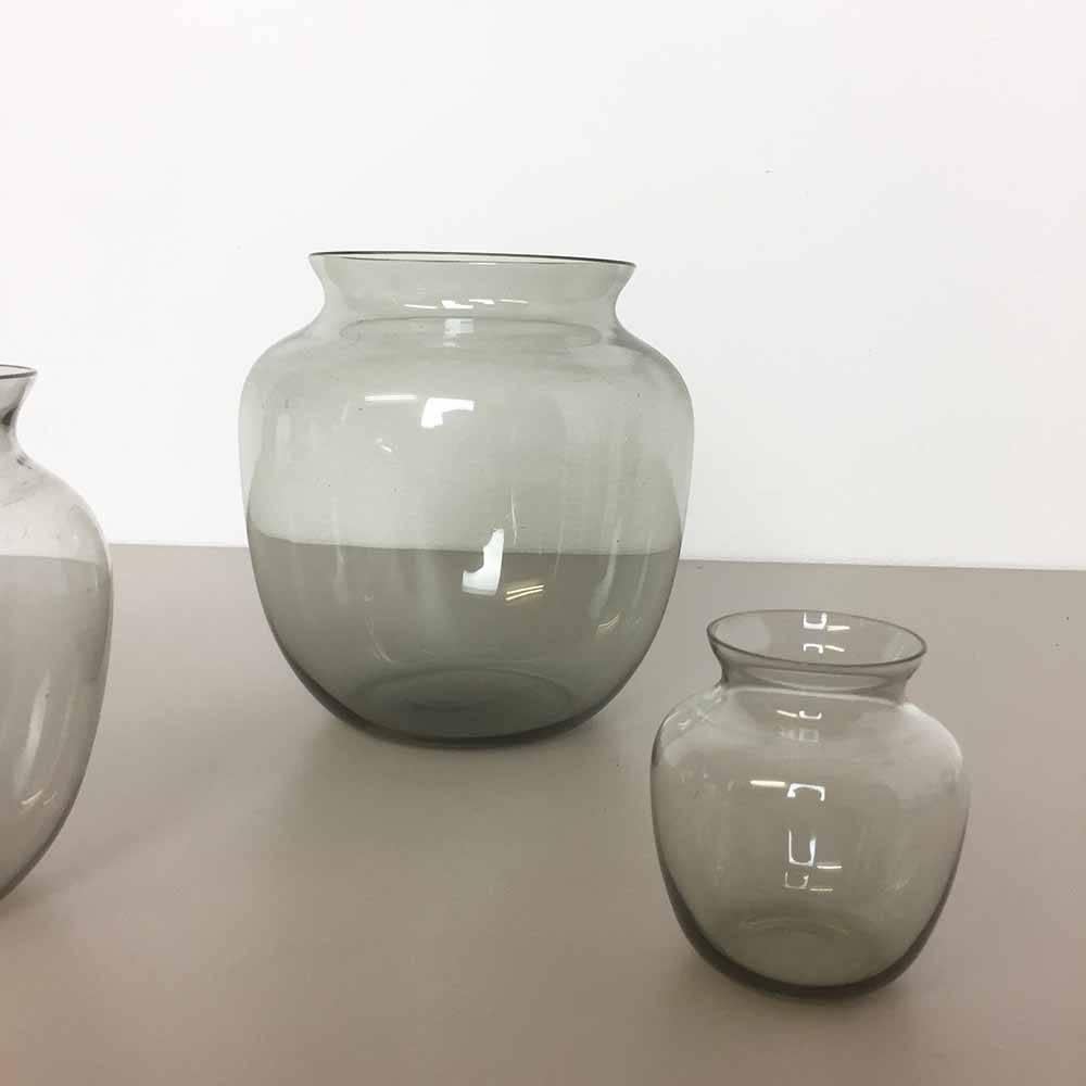 Article:

Set of three Turmaline vases


Producer:

WMF, Germany


Design:

Prof. Wilhelm Wagenfeld Bauhaus 



Decade:

1960s


Description:

Original vintage 60s Set of 3 Vases of the Wagenfeld Turmalin series. These three