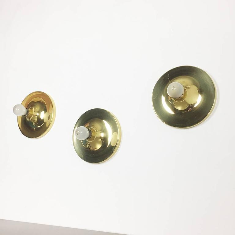 Modernist Brass 1960s German Wall Lights Made by Cosack Metal Sconces at 1stdibs