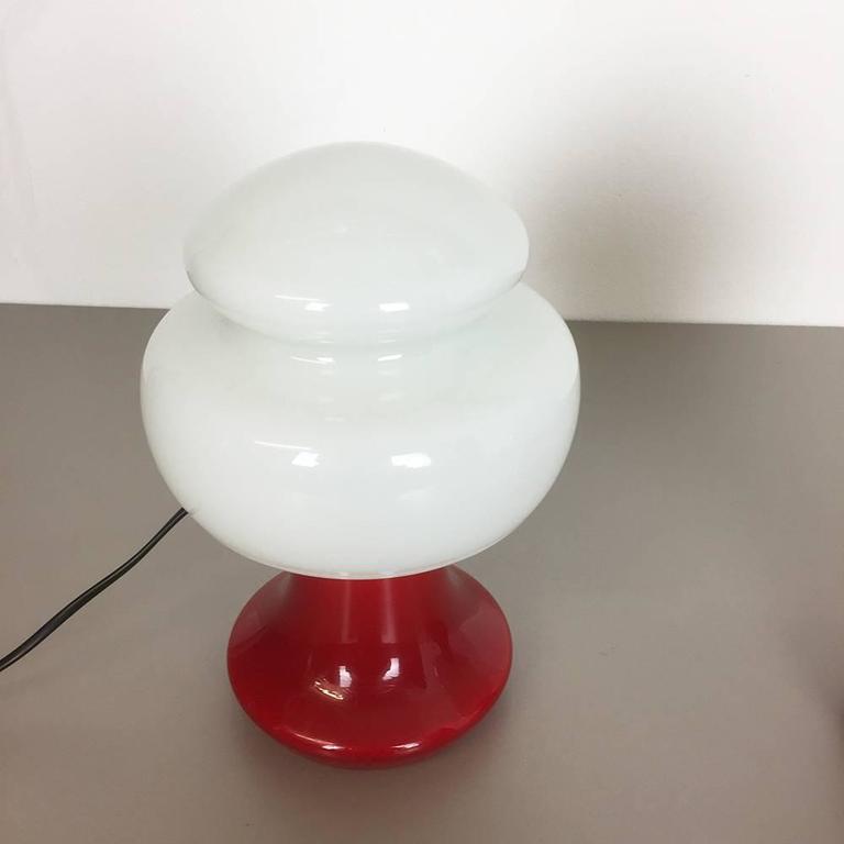 Set of Two Original Swedish Handblown Glass Desk Light ...