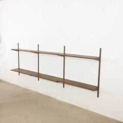 Vintage 1960s Teak Wall Unit by Kai Kristiansen for Feldballes Mobelfabrik