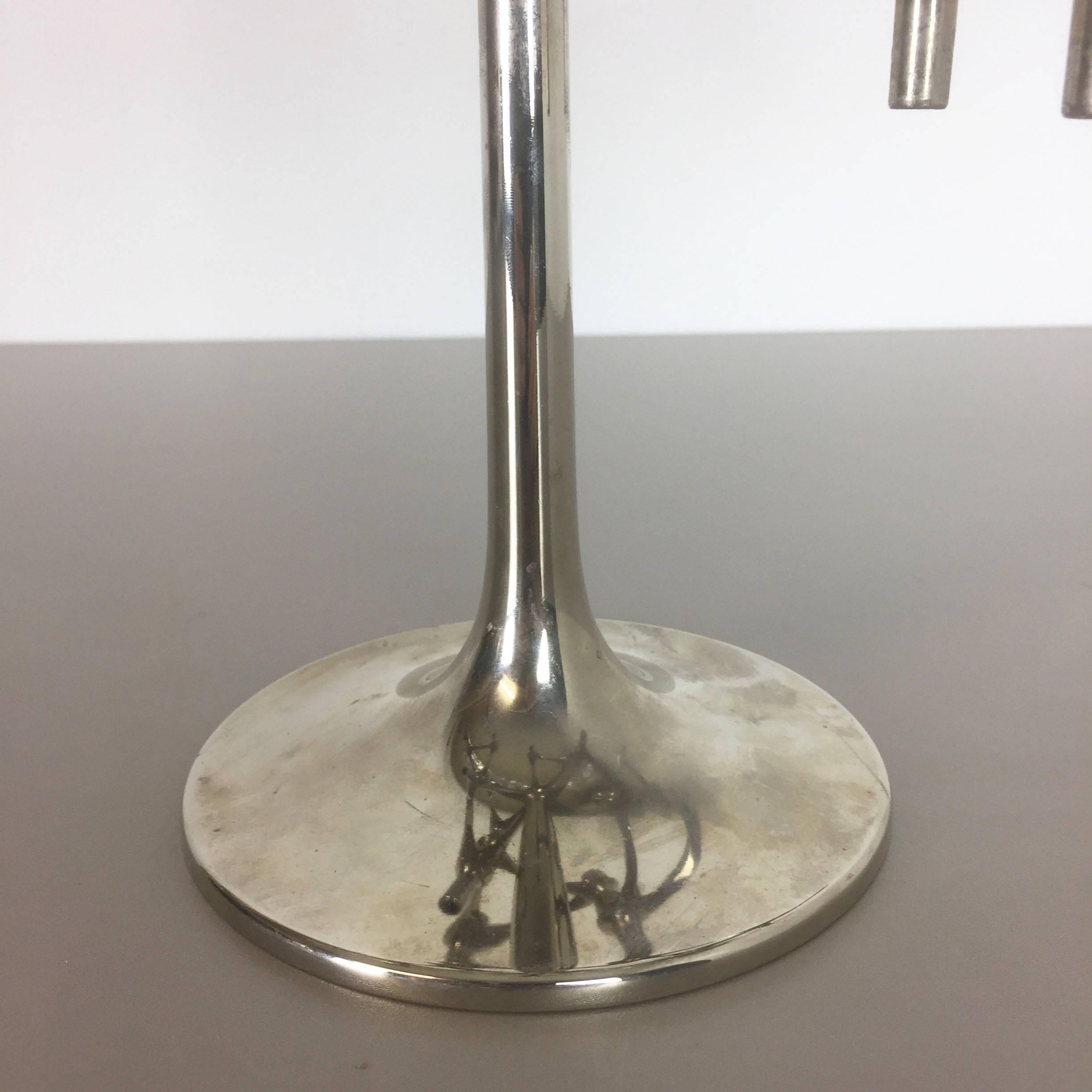 Vintage 1970s BMF Nagel Candleholder Sculpture Designed by Caesar Stoffi, 1960s In Good Condition In Kirchlengern, DE