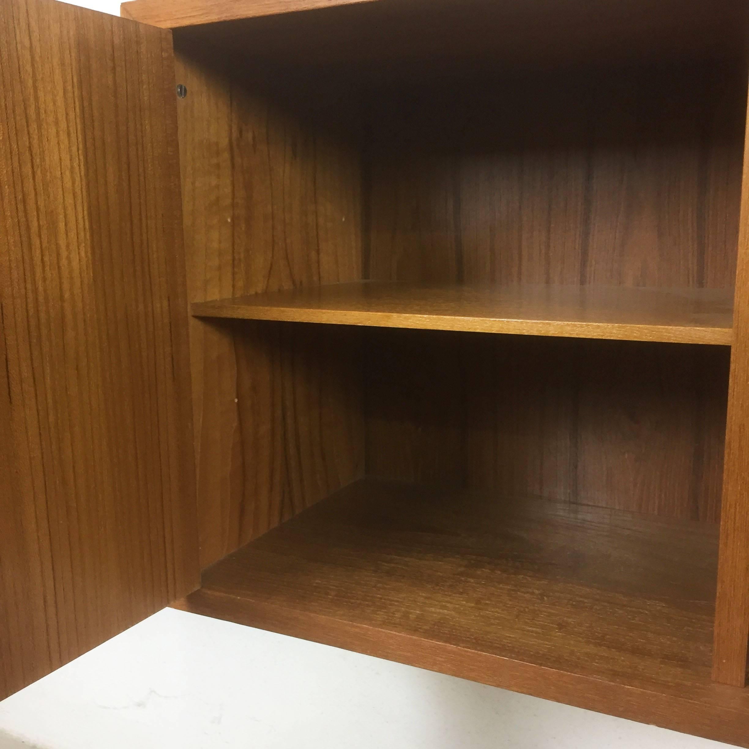 Metal Swedish Teak Wall Unit by Nisse Strinning for String, 1960s