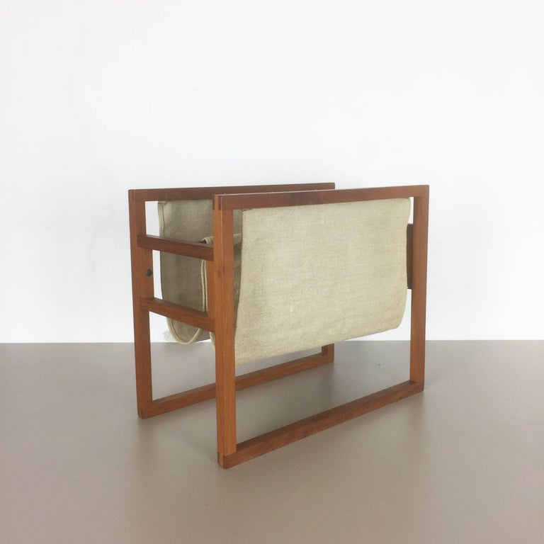 Sika Racks Original 1960s Teak Magazine Rack by Kai Kristiansen for Sika Mobler ...