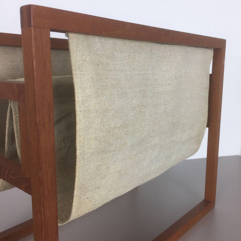 Sika Racks Original 1960s Teak Magazine Rack by Kai Kristiansen for Sika Mobler ...