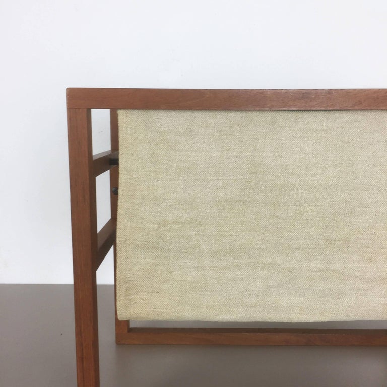 Sika Racks Original 1960s Teak Magazine Rack by Kai Kristiansen for Sika Mobler ...