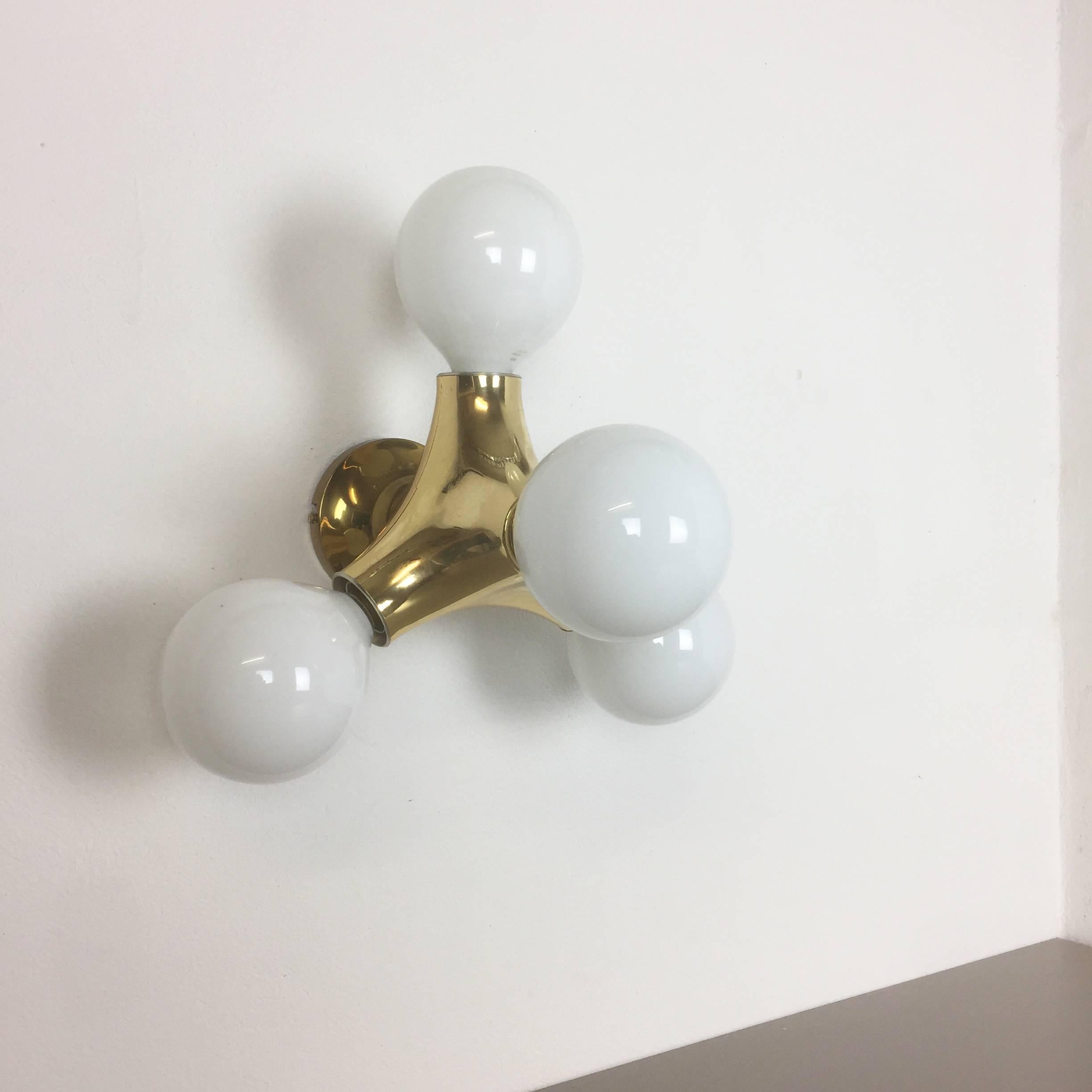 Mid-Century Modern Original Modernist 1960s Atomic Wall and Ceiling Light by Cosack Lights, Germany