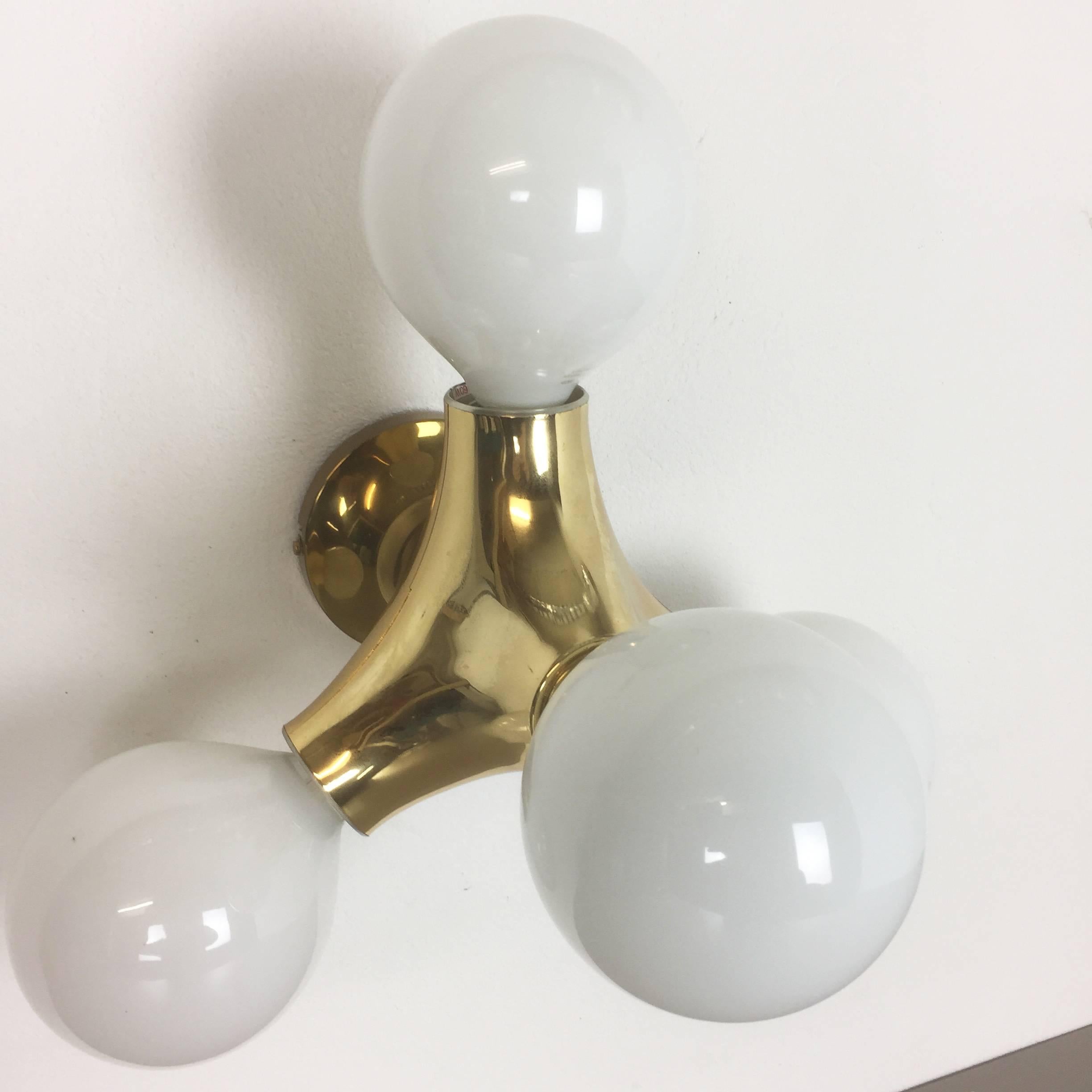 20th Century Original Modernist 1960s Atomic Wall and Ceiling Light by Cosack Lights, Germany