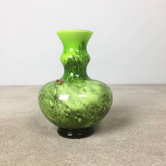 Vintage 1970s Opaline Florence Vase Designed by Carlo Moretti, Italy