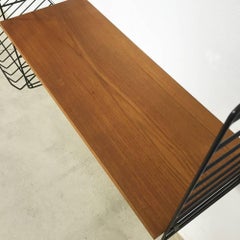 Original 1960s Teak String Wall Unit Nisse Strinning for String Design AB Sweden