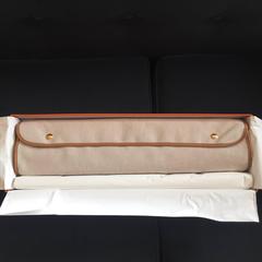 Hermes Backgammon Set in Natural Leather and Beechwood, Still Boxed, Never Used