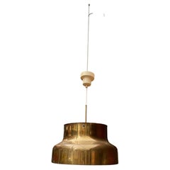 Original-Pendelleuchte „Bumling Brass“ von Anders Pehrson aus dem Jahr 1960, mit „Ateljé Lyktan“-Etikett