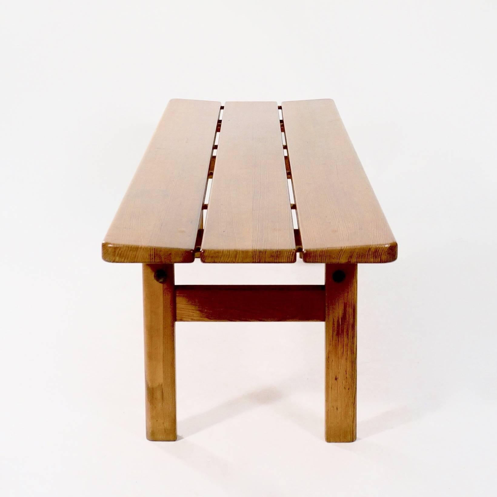 Scandinavian Modern Pitch Pine Coffee Table by Børge Mogensen