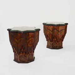 Pair of Moorish Star-Shaped Occasional Tables