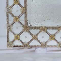Rectangular Venetian Border Glass Mirror