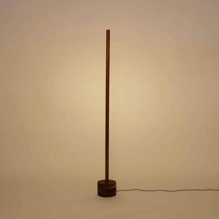 Walnut Circle Line Light For At 1stdibs Walnut Circle Line Light 3