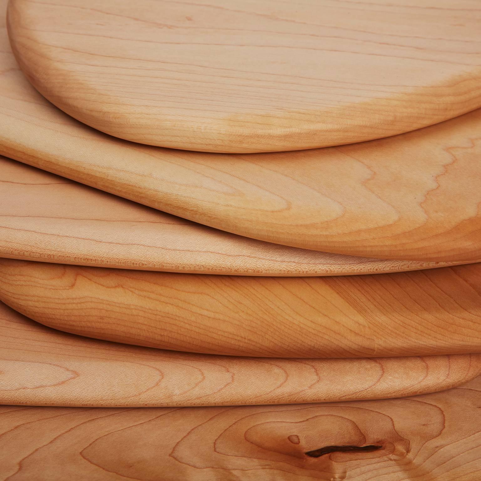 Woodwork Medium Oval Maple Pebble Cutting Board