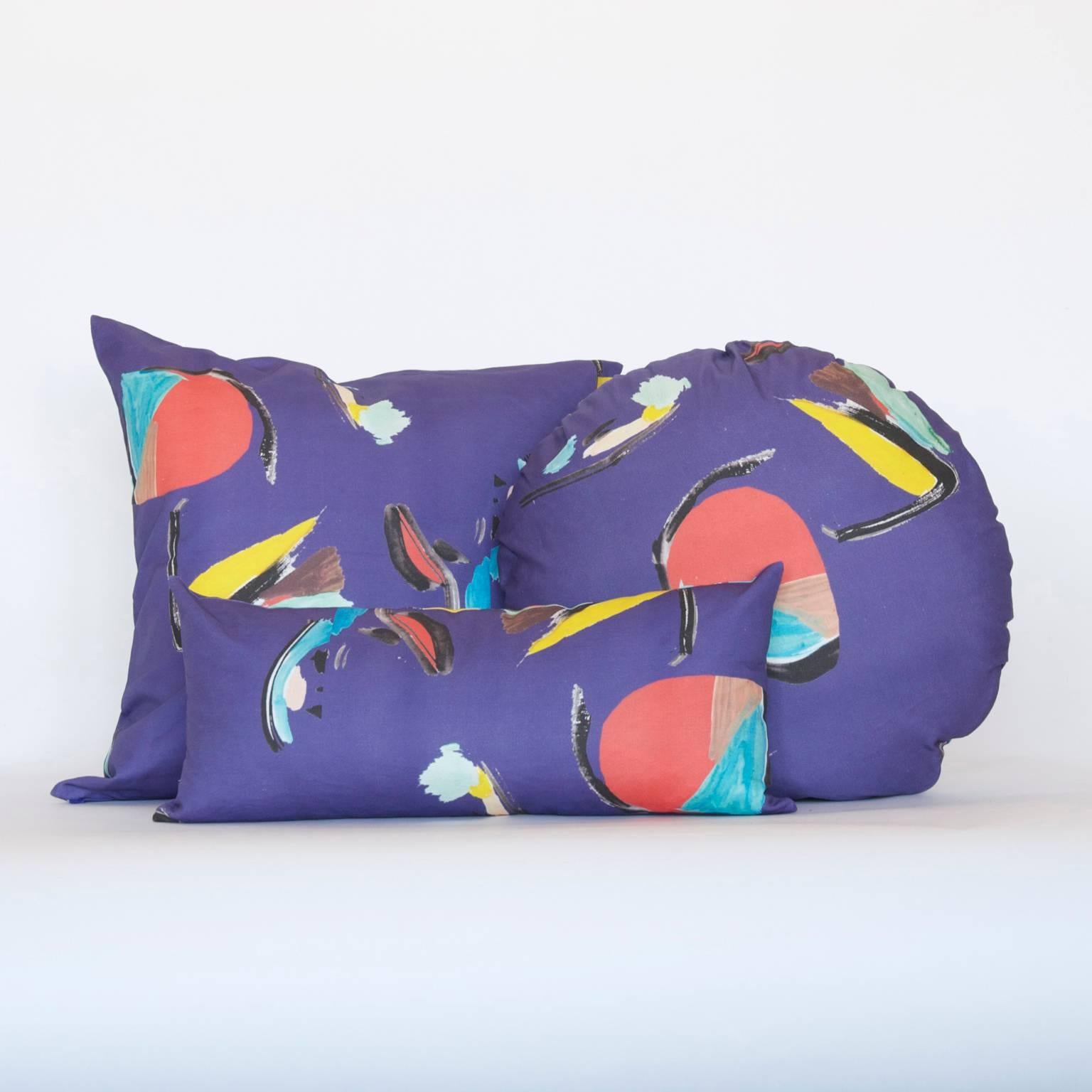 Other Rectangle Purple Pod Pillow For Sale