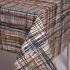 Tissu de table à carreaux Crazy
