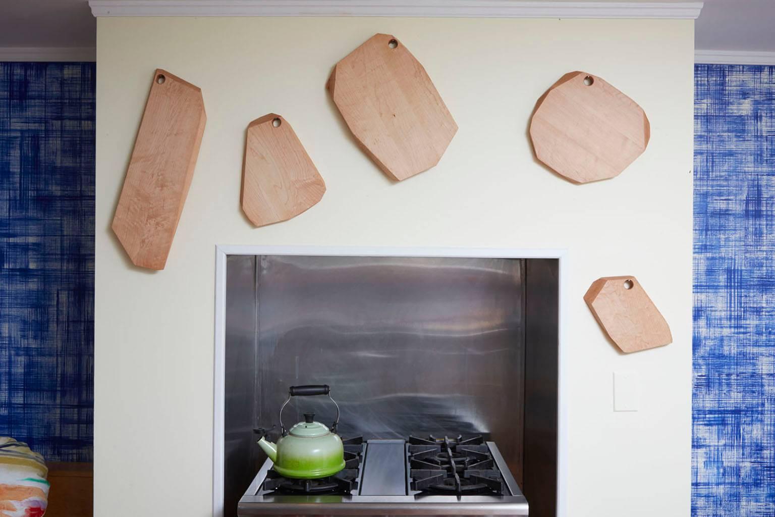 Hand-Crafted Large Round Hard Maple Slab Cutting Board