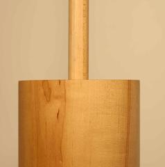 Escultura de luz LED en línea de arce circular