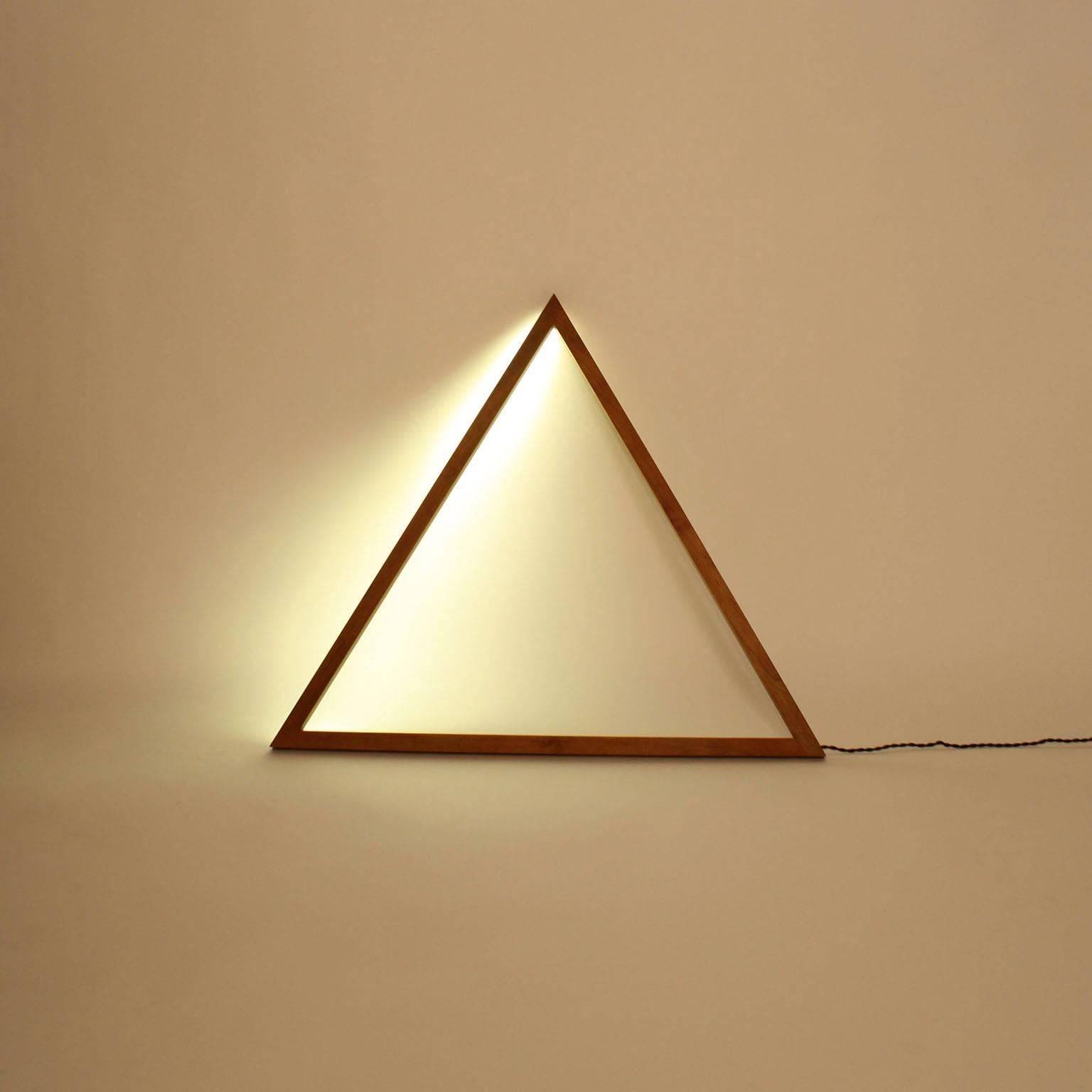 Other Triangle 2 Cherry LED Line Light Sculpture
