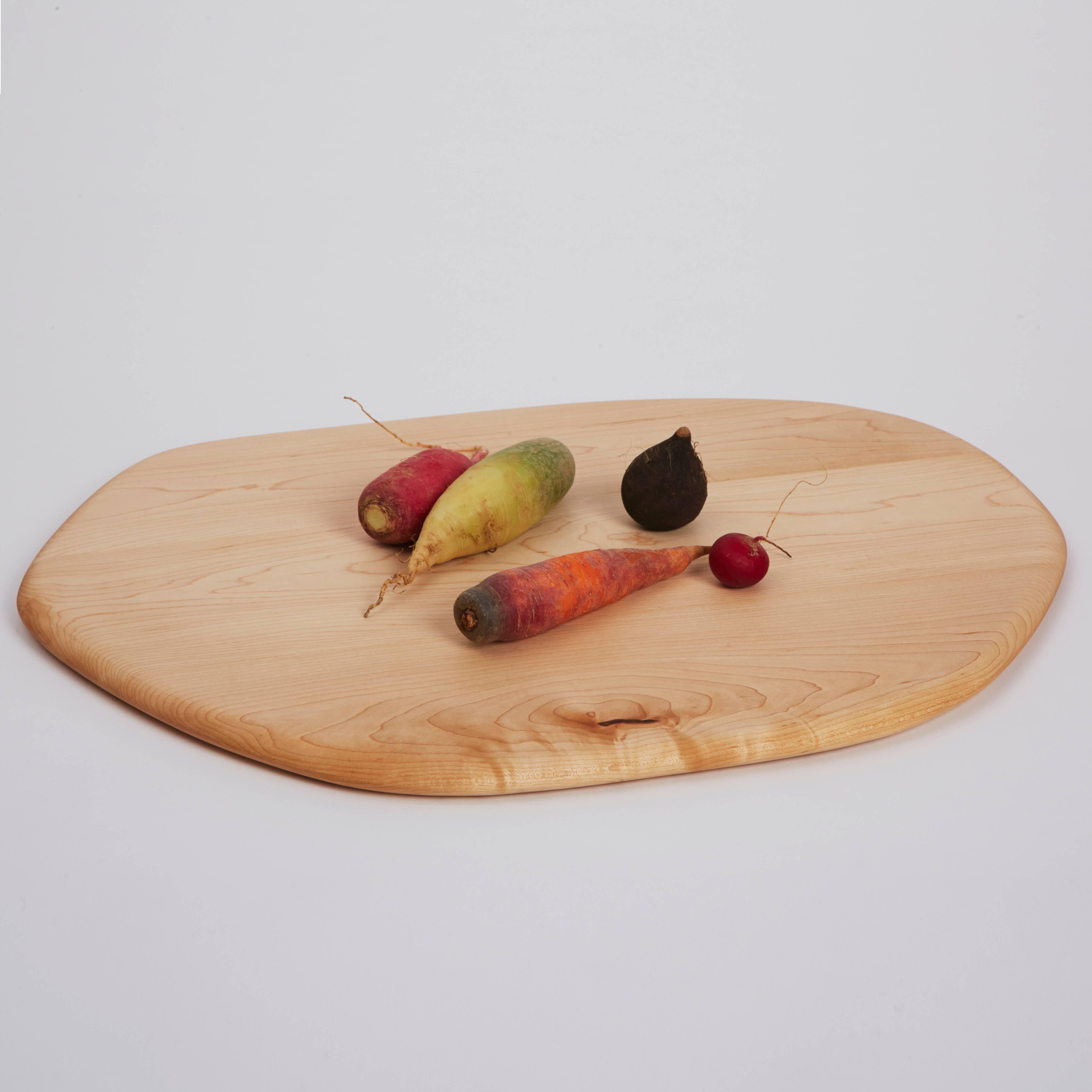 Other Medium Oval Maple Pebble Cutting Board