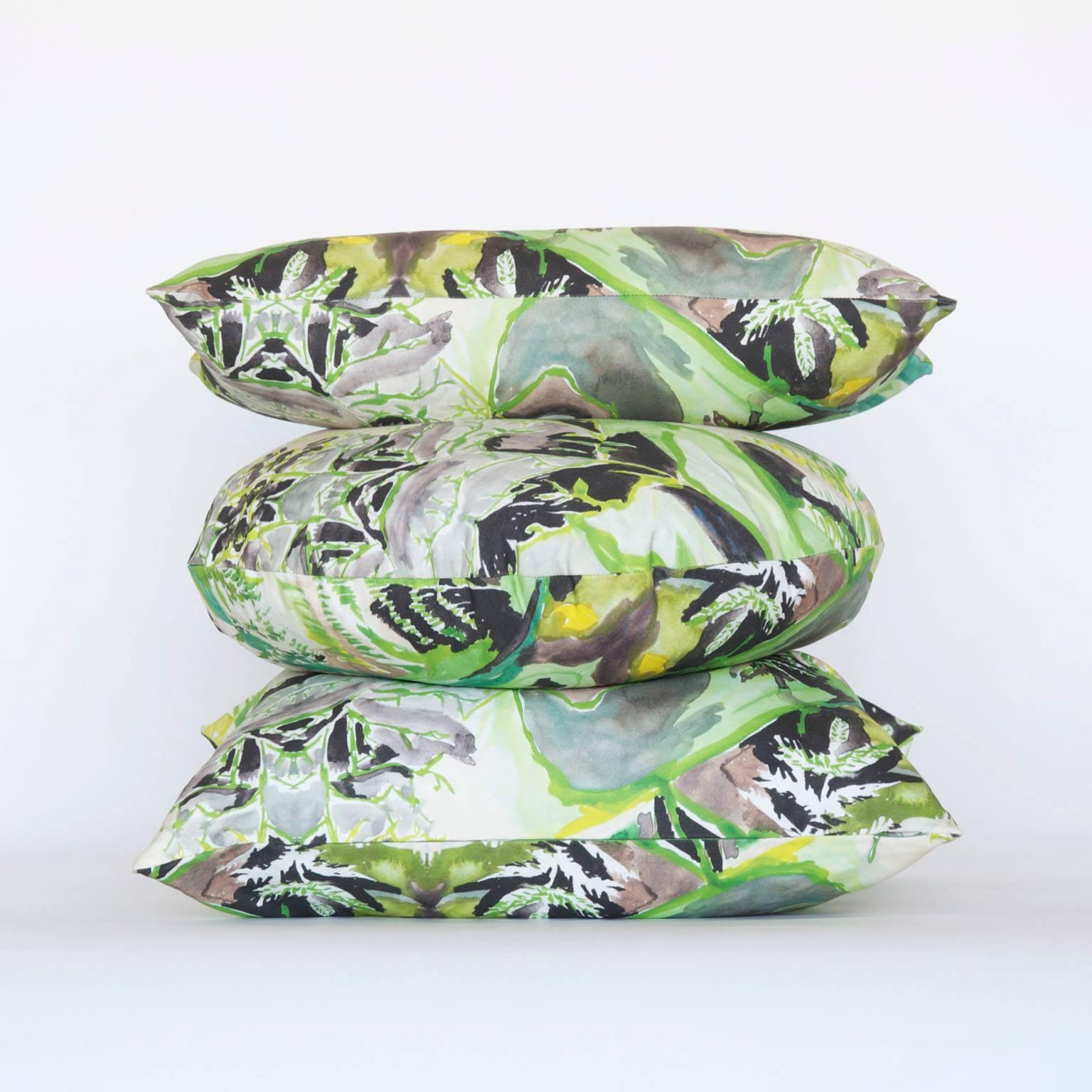 Circle Fern Pillow For Sale 1