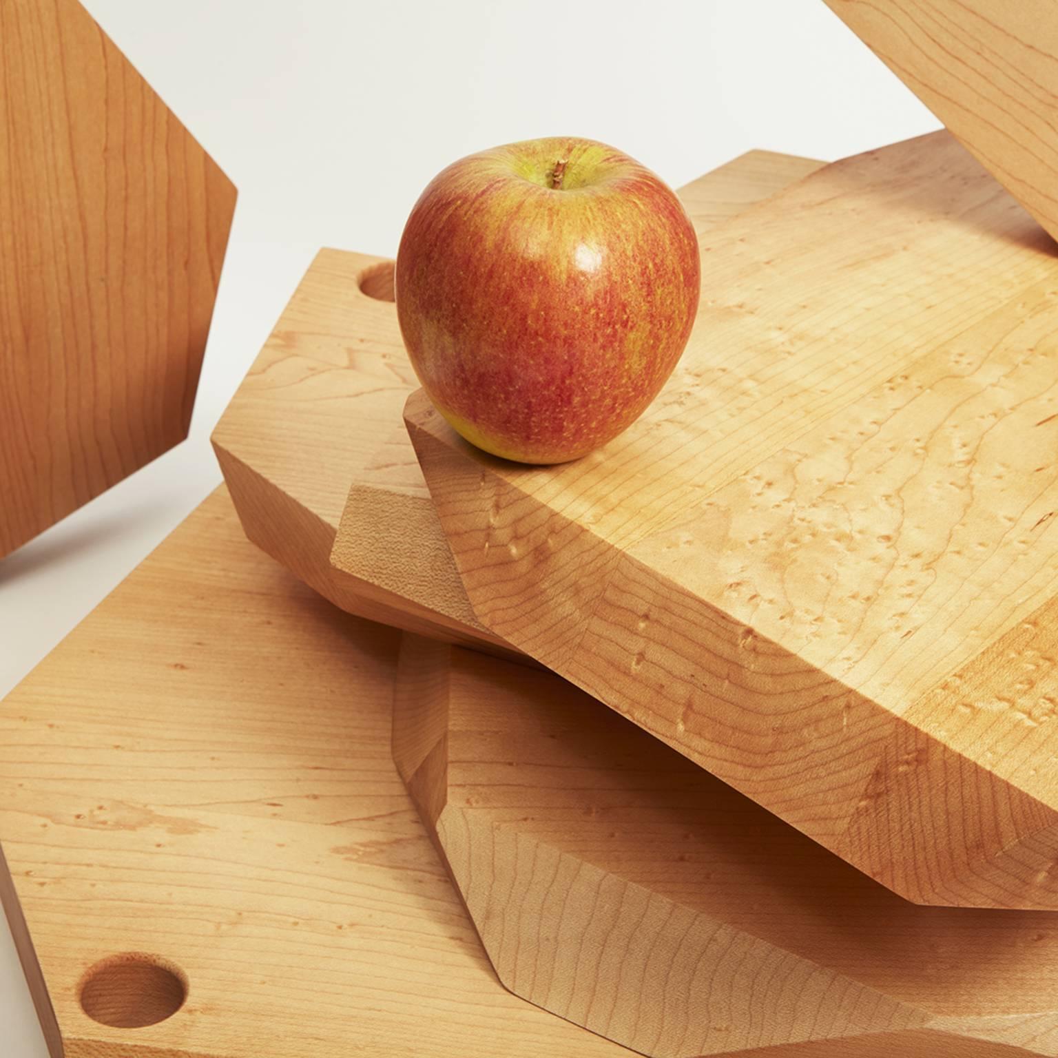 Handcrafted in Brooklyn, Noah Spencer carefully selects wood with beautiful grain patterns to create each Slab Cutting Board. These sculptural and functional objects are great for simple kitchen cutting and artful food presentation. 

Materials: