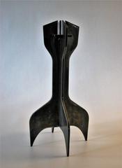 Silver Plated Candle Stick by Marcel Breuer for Gavina