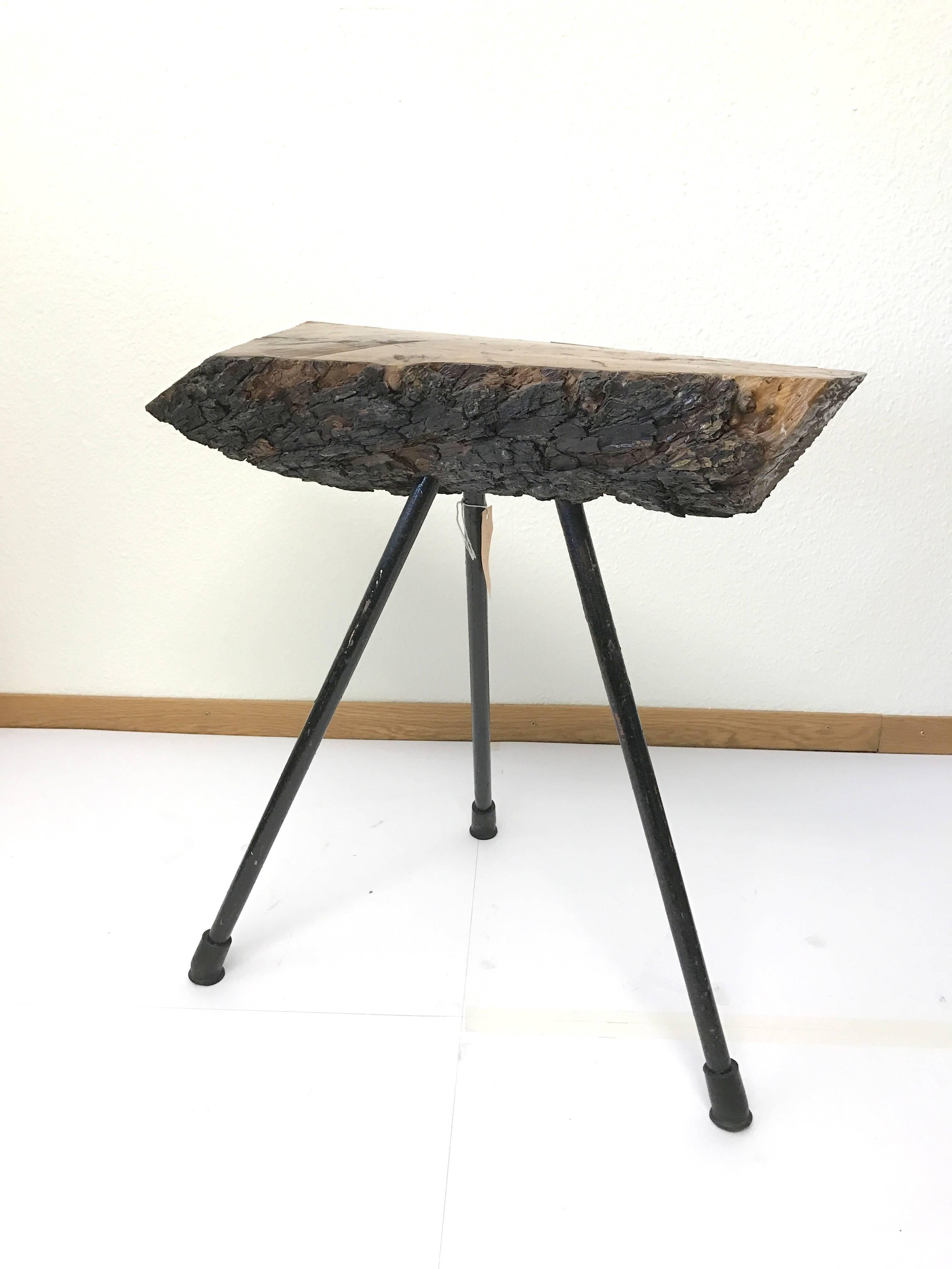 Wood and Metal table