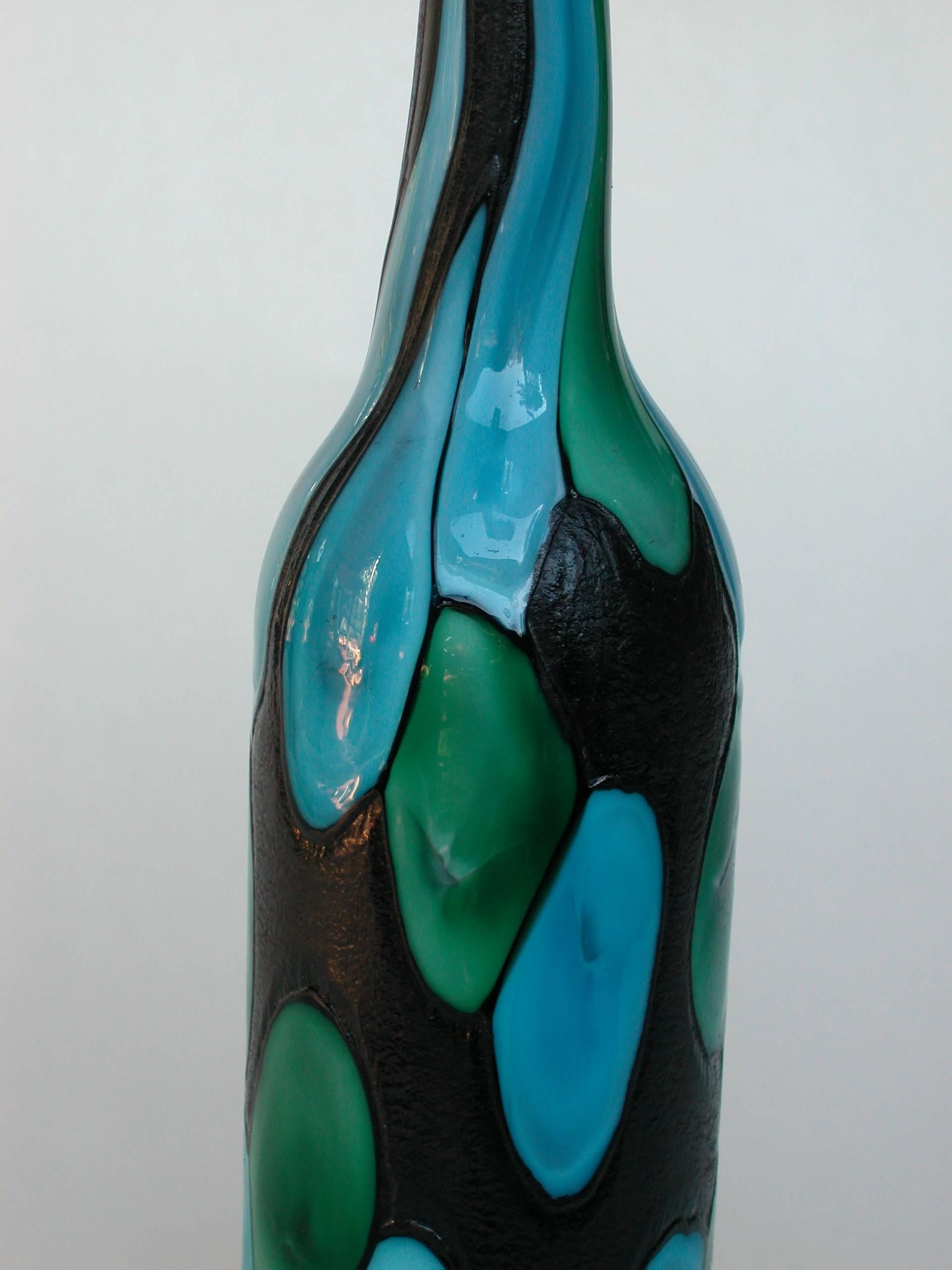 Mid-Century Modern Nerox a Petoni Vase, Designed by Ermanno Toso For Sale